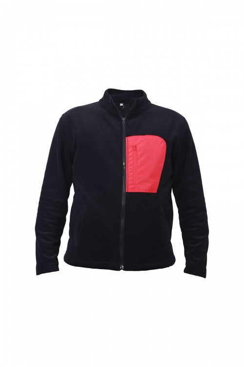 NAVY BLUE FLEECE COAT NAVY BLUE FLEECE COAT