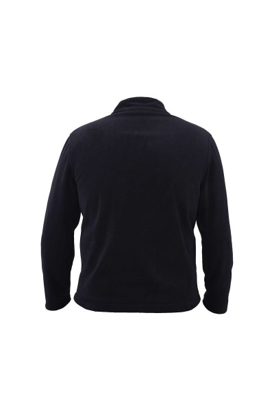 NAVY BLUE FLEECE COAT NAVY BLUE FLEECE COAT