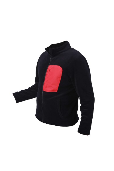 NAVY BLUE FLEECE COAT NAVY BLUE FLEECE COAT