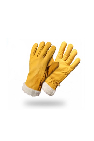 LEATHER GLOVES INSIDE WITH FUR LEATHER GLOVES INSIDE WITH FUR