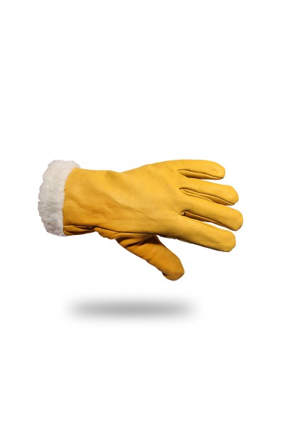 LEATHER GLOVES INSIDE WITH FUR LEATHER GLOVES INSIDE WITH FUR