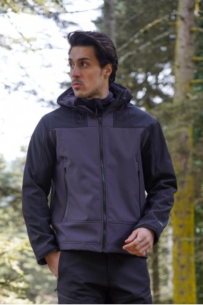 Solberg Softshell Gri Mont