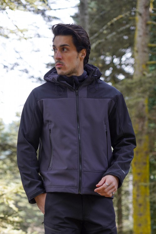 Solberg Softshell Gri Mont