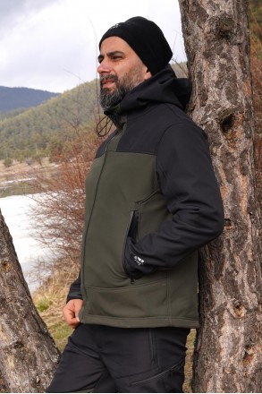 Solberg Softshell Haki Mont