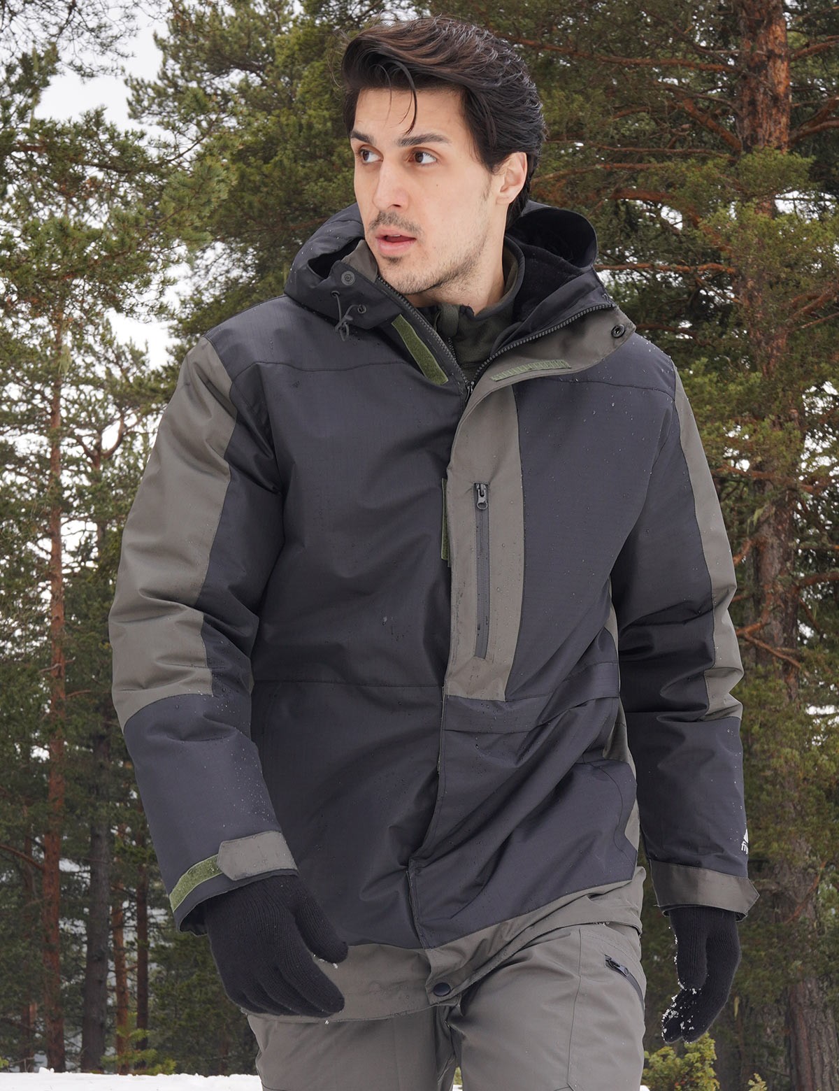 Fiyort Yukon 3 in 1 Siyah Mont