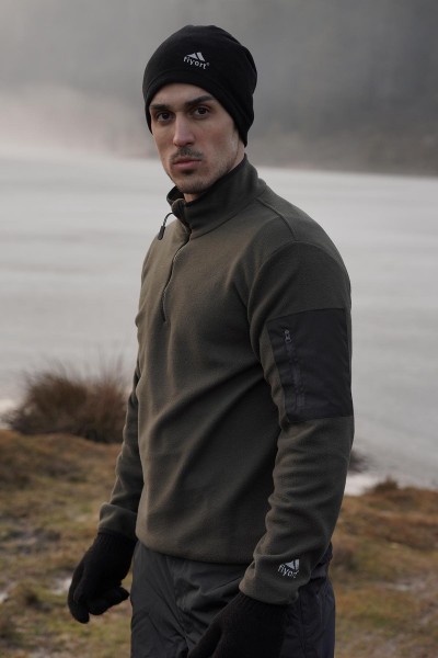 Step Khaki Fleece Sweat Step Khaki Fleece Sweat
