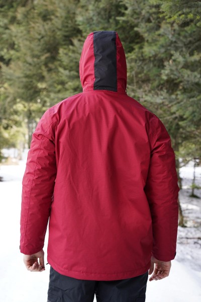 Floyen Polarlı Bordo Yağmurluk Floyen Polarlı Bordo Yağmurluk